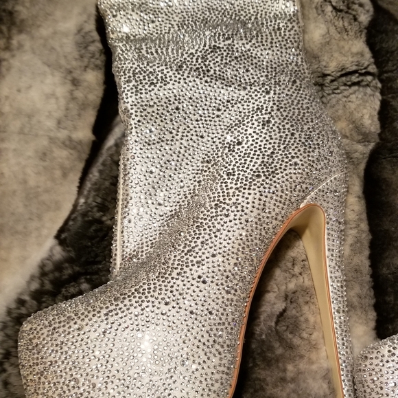 Platform crystal tall boots - Picture 5 of 6